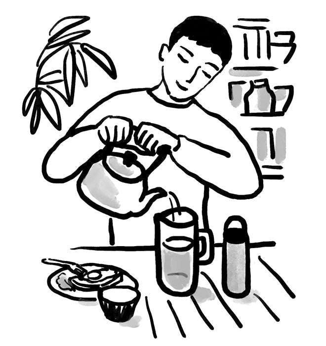 私の暮らしに<br>欠かせないお茶