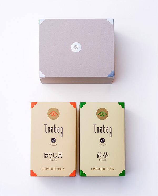 ティーバッグ２箱セット（煎茶・ほうじ茶）
