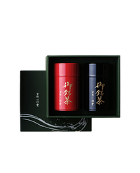 玉露 甘露・煎茶 薫風　錻力製茶筒(中)特製箱入