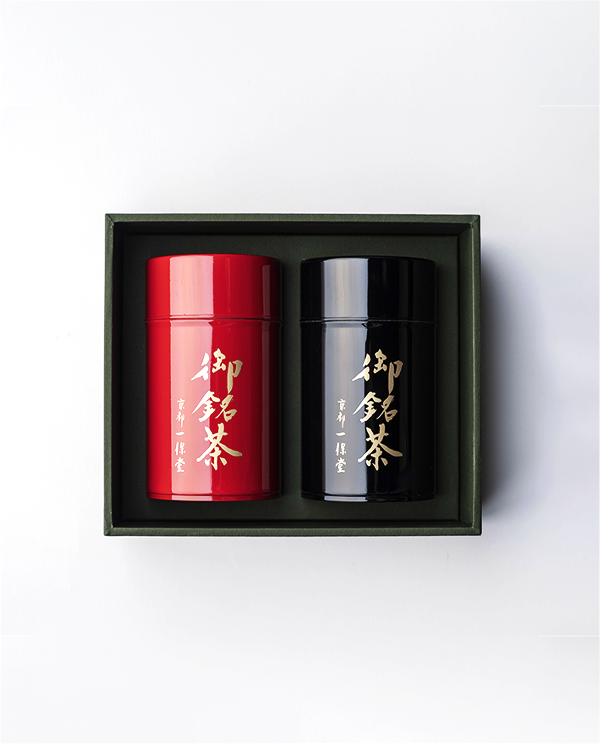 玉露 甘露・煎茶 薫風　錻力製茶筒(中)特製箱入