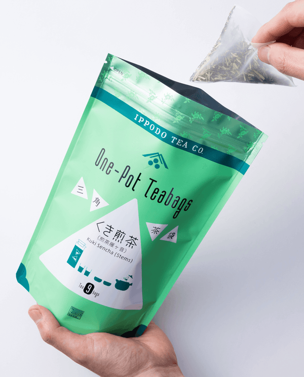 三角茶袋 くき煎茶(煎茶雁ヶ音)9袋入